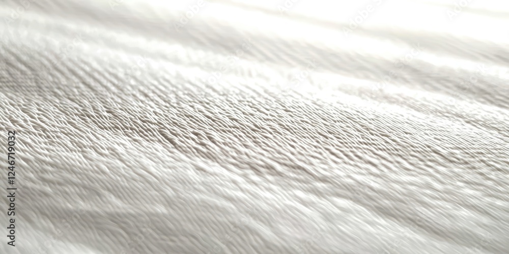Obraz premium White fabric with a pattern on it