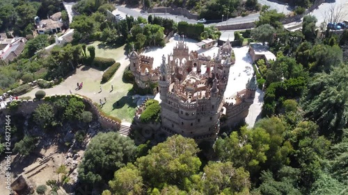 Majestic Aerial Views of Colomares Castle, Spain