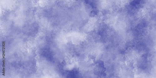 clous or smoke or fog in blurred texture, abstract white smoke is arranging randomly on blue background, blue watercolor texture surrounding with various clouds or fog, old and dusty blue grunge.