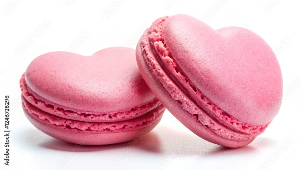 pink heart shaped chocolate candies isolated on
white background. pink heart shaped chocolate candies isolated on
white background.