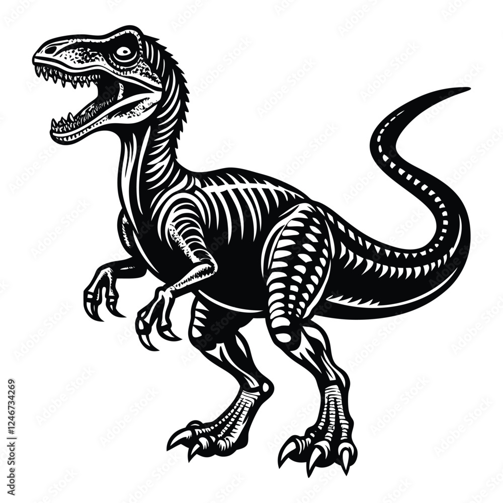 Obraz premium dinosaur vector illustration