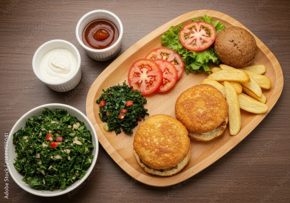 delicious brazilian food composition with copy space delicious brazilian food composition with copy space