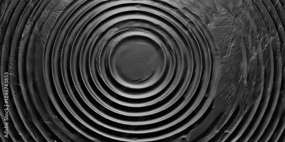A black and white background with a series of concentric circles, each one softer than the last. The hypnotic effect of this design is perfect for web backgrounds, creative designs, or calming product A black and white background with a series of concentric circles, each one softer than the last. The hypnotic effect of this design is perfect for web backgrounds, creative designs, or calming product