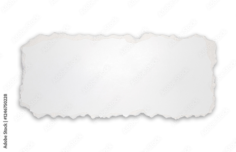 White torn paper texture background suitable for text. White torn paper texture background suitable for text.