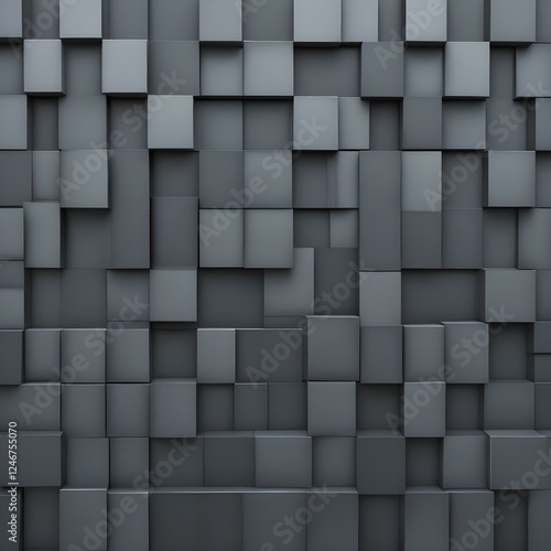 Blended Matte and Shiny Blocks Alternating smooth