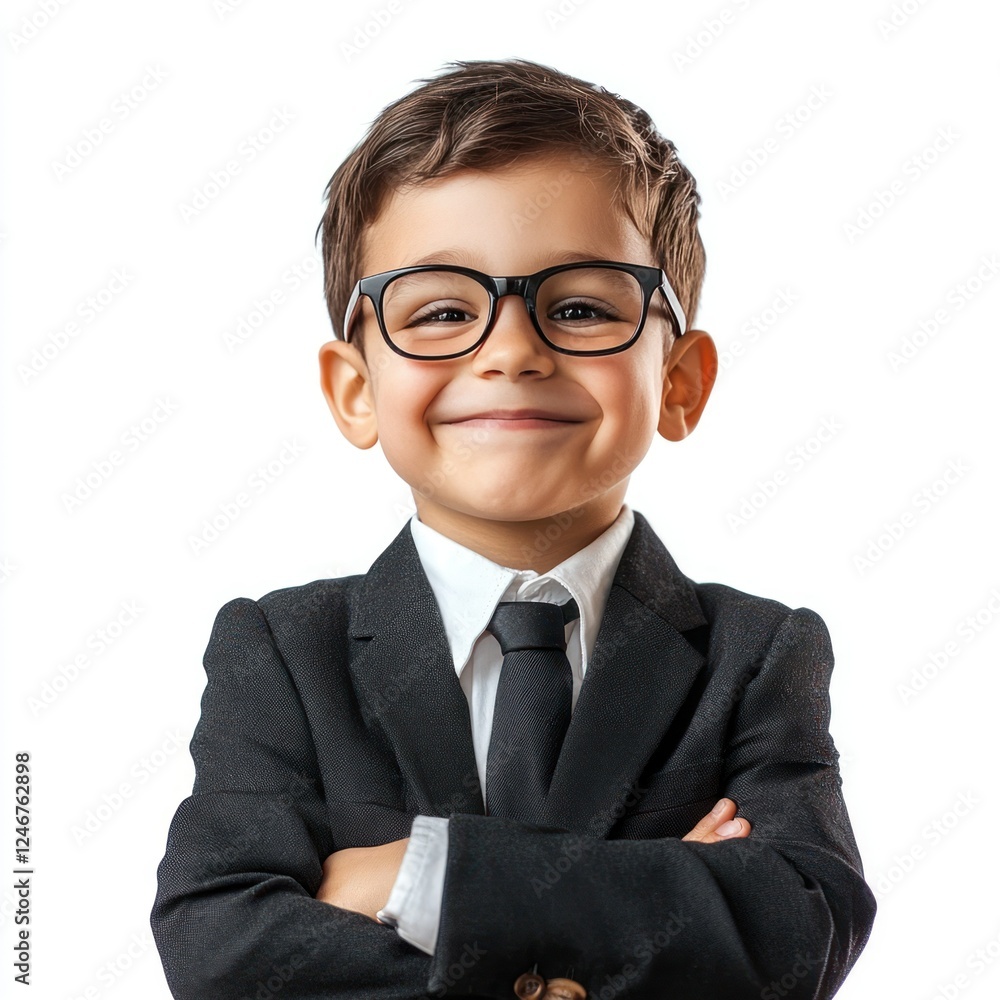 Adorable Happy Boy in Suit Portrait kid isolated or transparent background Adorable Happy Boy in Suit Portrait kid isolated or transparent background