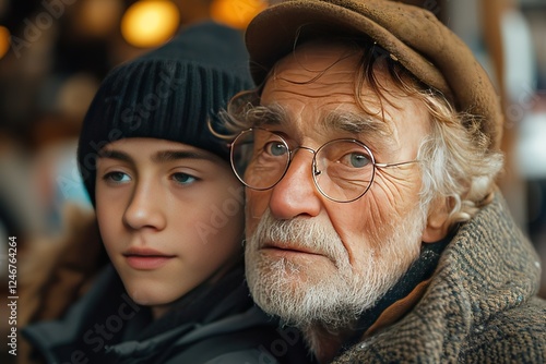 Youth Mentor ship: A picture of an older mentor guiding a young person, representing inter generational support and skill development