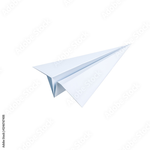 Wallpaper Mural A sleek, aerodynamic paper airplane designed for optimal flight performance. Torontodigital.ca