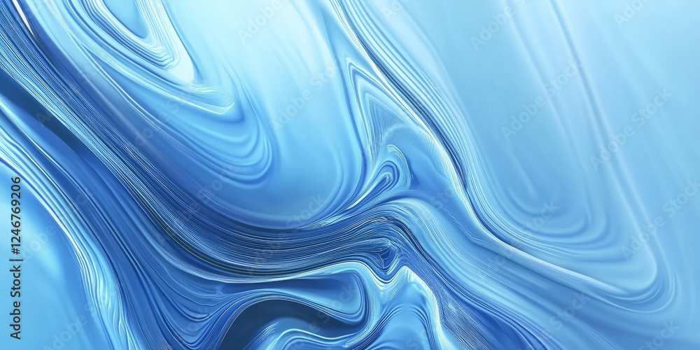 A futuristic chambray blue abstract background with digital circuit board patterns subtly embedded into the smooth, glowing blue gradient. A futuristic chambray blue abstract background with digital circuit board patterns subtly embedded into the smooth, glowing blue gradient.