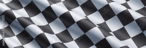 checkered black and white flag background, Racing, Victory, and Speed.
