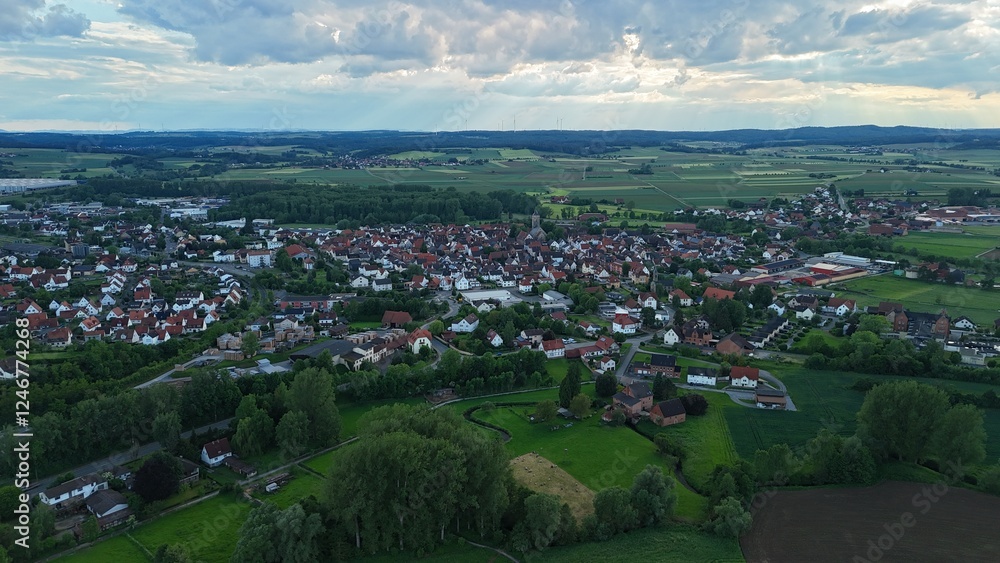 Obraz premium Landschaft einer Stadt