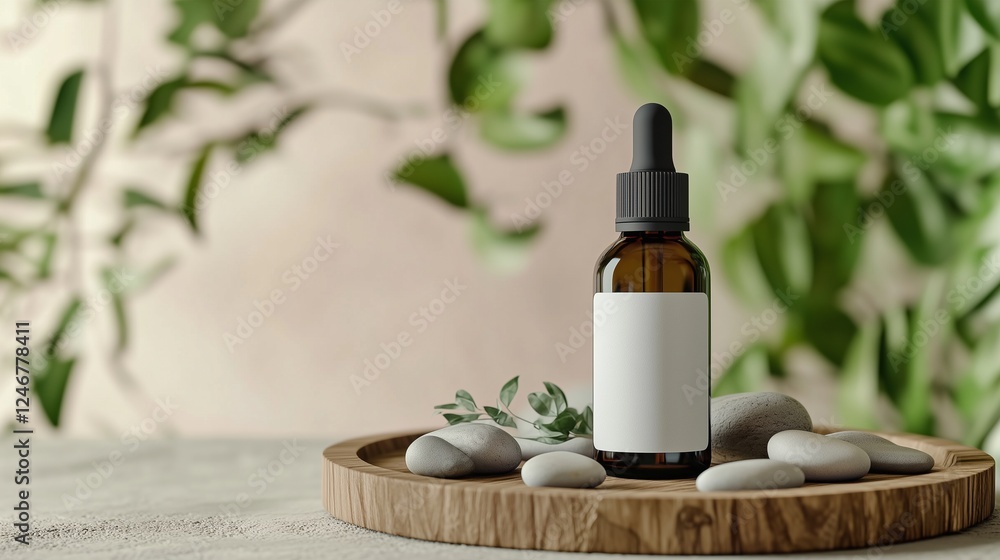 Minimalist essential oil bottle mockup with a blank label , placed on a smooth white marble surface surrounded by natural wooden accents. Blank label oil bottle. mockup essential oil . Minimalist essential oil bottle mockup with a blank label , placed on a smooth white marble surface surrounded by natural wooden accents. Blank label oil bottle. mockup essential oil .