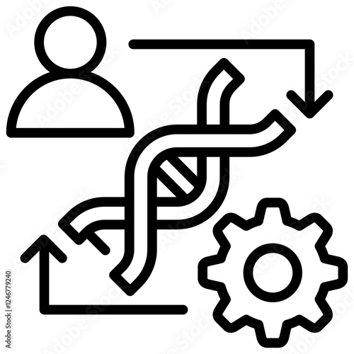 Genetic Engineering Icon