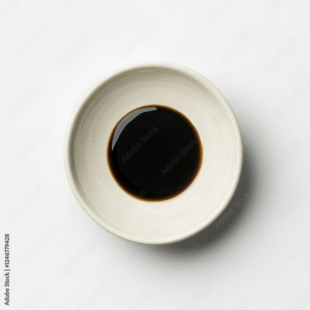 Soy Sauce Bowl Asian Food Dish dark isolated sh transparent background Soy Sauce Bowl Asian Food Dish dark isolated sh transparent background