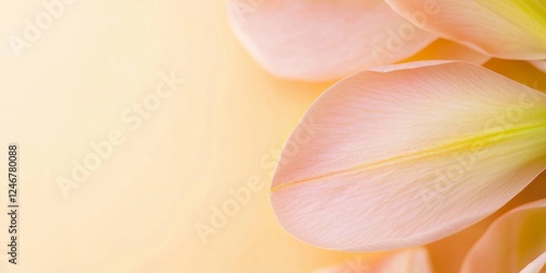 Delicate Peach Flower Petal...