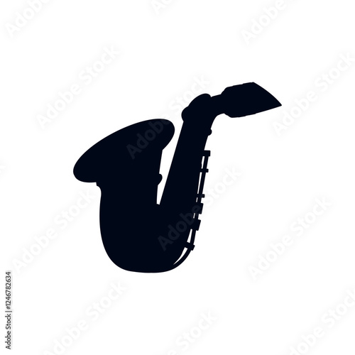 Saxophone symbol sign icon  vector instrument music