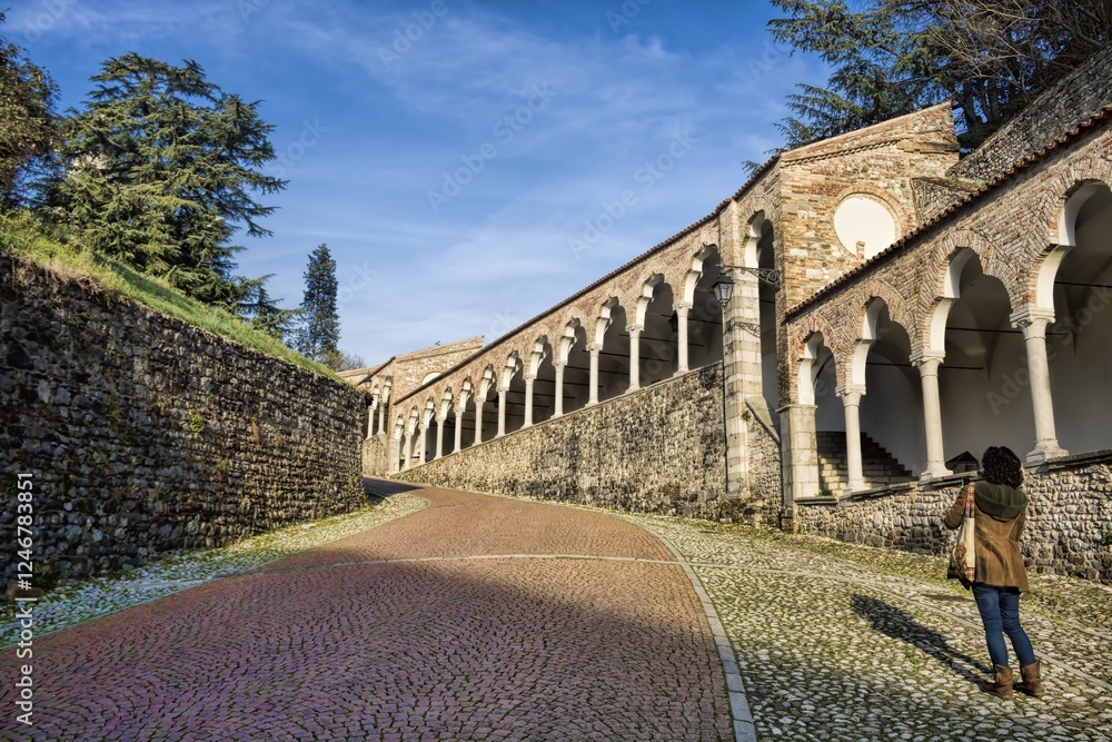 udine, italien - castello di udine