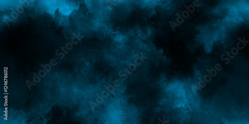 Abstract dreamy blue watercolor fog background, soft ethereal texture with misty gradients, artistic blurred paint effect, ideal for digital design, web, branding, and creative projects.