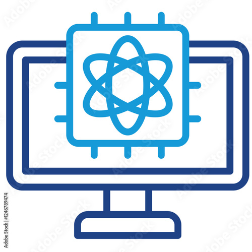 Quantum Computing Icon