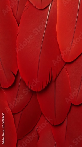 Crimson Feather Texture: A ...