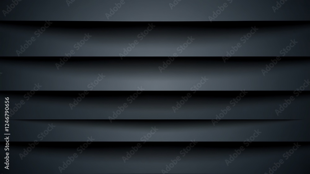 Fototapeta premium Dark grey layered abstract background