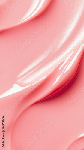 Pink Cream Swirls: Abstract...