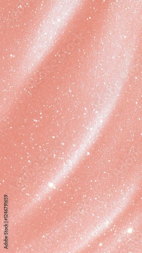 Peach Sparkle: Shimmering p...