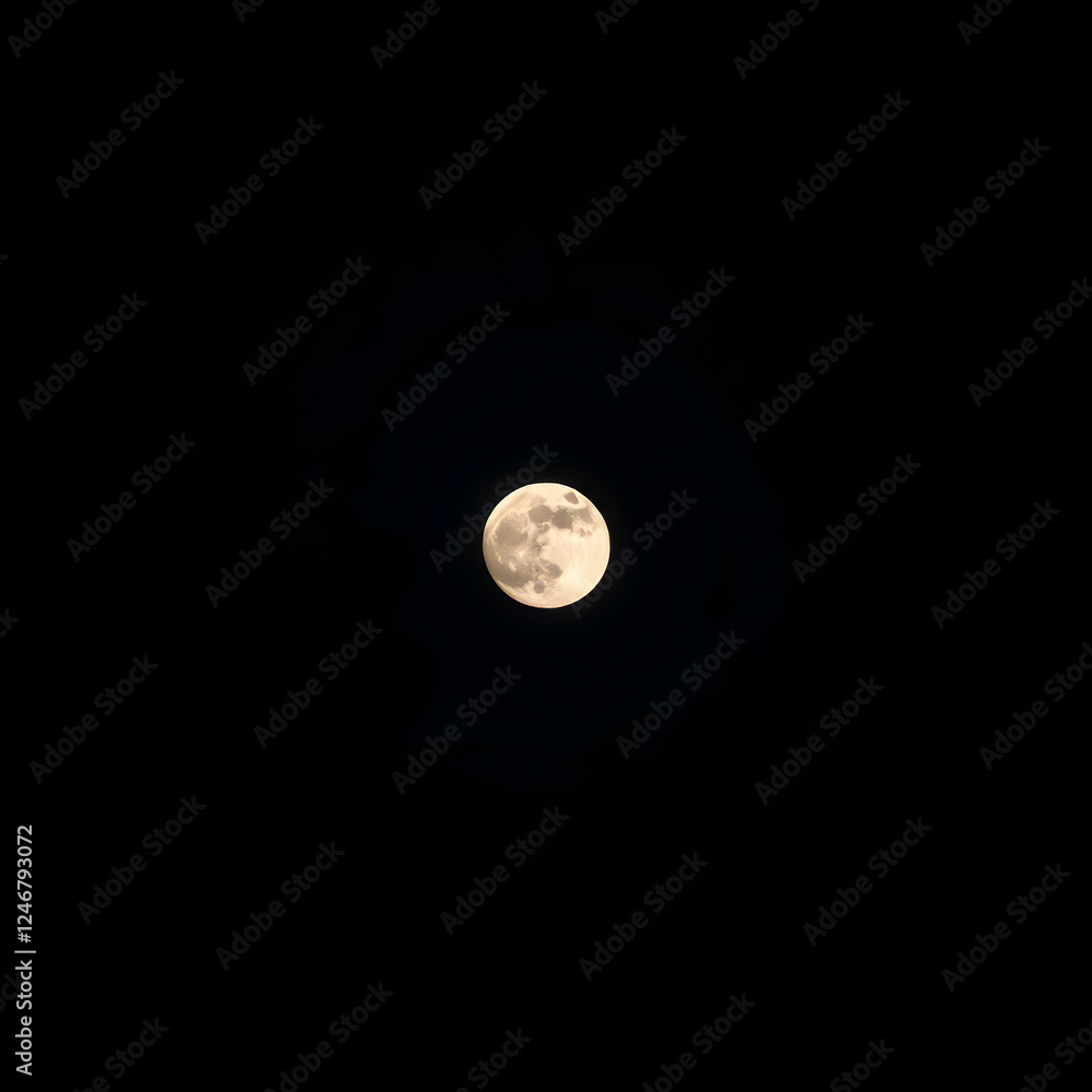 A view of moon at night blank background A view of moon at night blank background