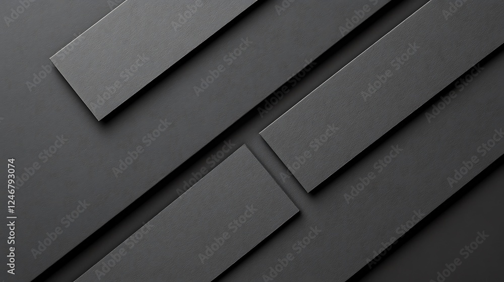 Dark grey paper mockup, angled, flat lay Dark grey paper mockup, angled, flat lay