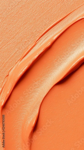 Coral Cream Swirl: A close-...