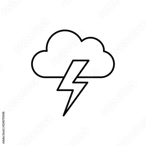 Stormy Weather vector icon