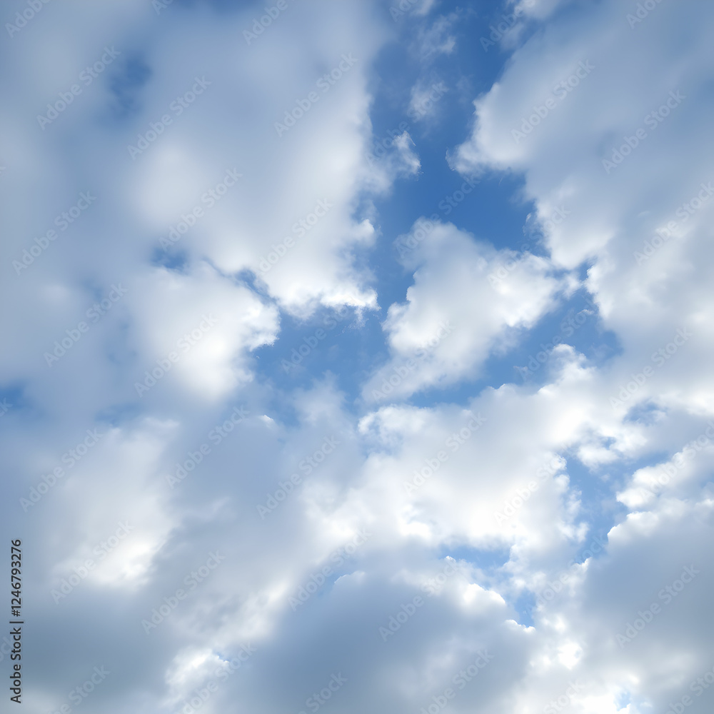 Fototapeta premium A beautiful view of clouds in sky