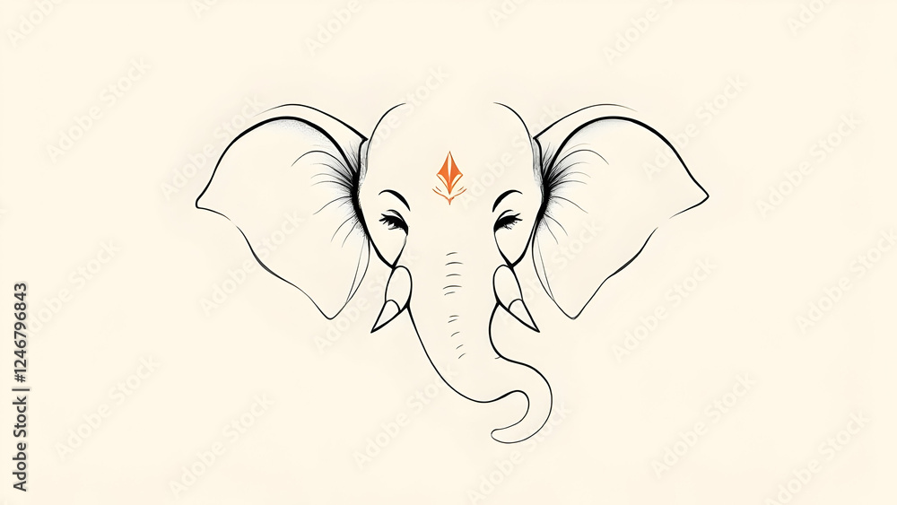 Ganesha Line Art Ganesha Line Art