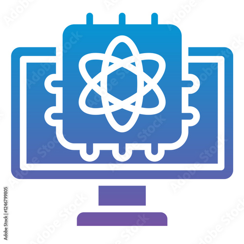 Quantum Computing Icon
