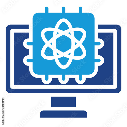 Quantum Computing Icon