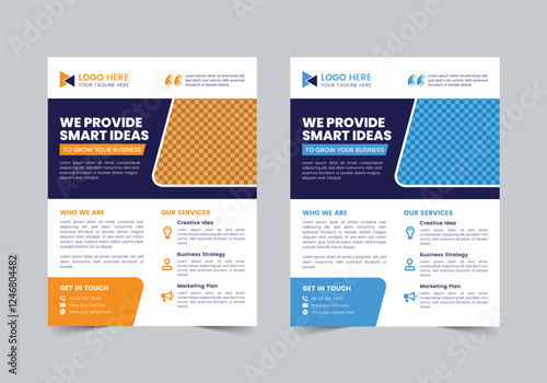 Professional Business Flyer Template , CMYK , Print Ready , Marketing Agency Social Media Post Template, Facebook Post, ,LinkedIn Post