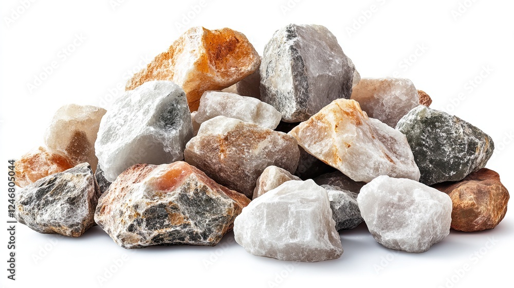 Pile of salt stones isolated on a white or transparent background (PNG format). Pile of salt stones isolated on a white or transparent background (PNG format).