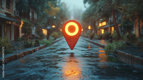 location icon stock animation video photo