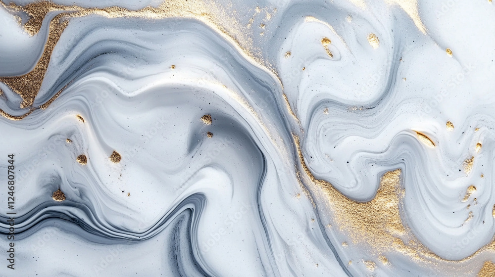 Fototapeta premium Biały ekskluzywny marmur, delikatny wzór, dekoracja płytka generative ai