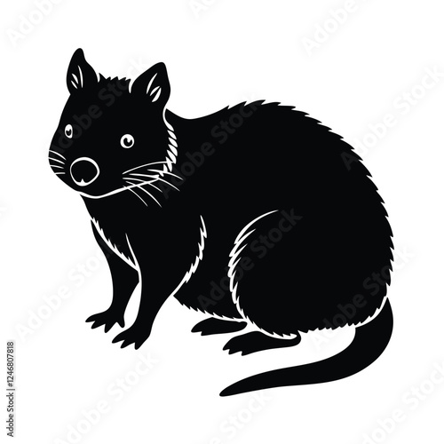 black and white cat
