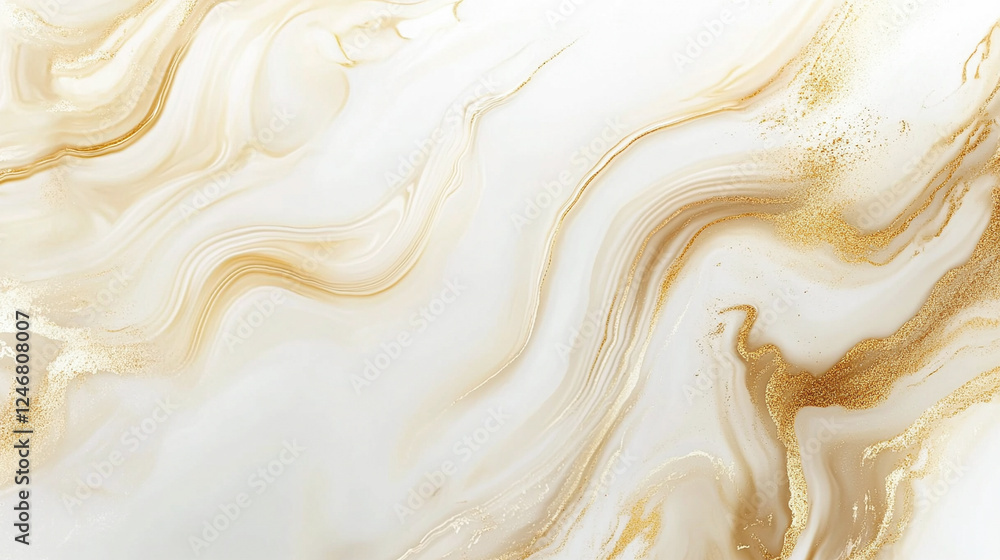 Obraz premium Biały ekskluzywny marmur, delikatny wzór, dekoracja płytka generative ai