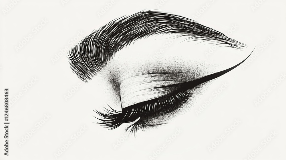 Obraz premium How to write eyeliner