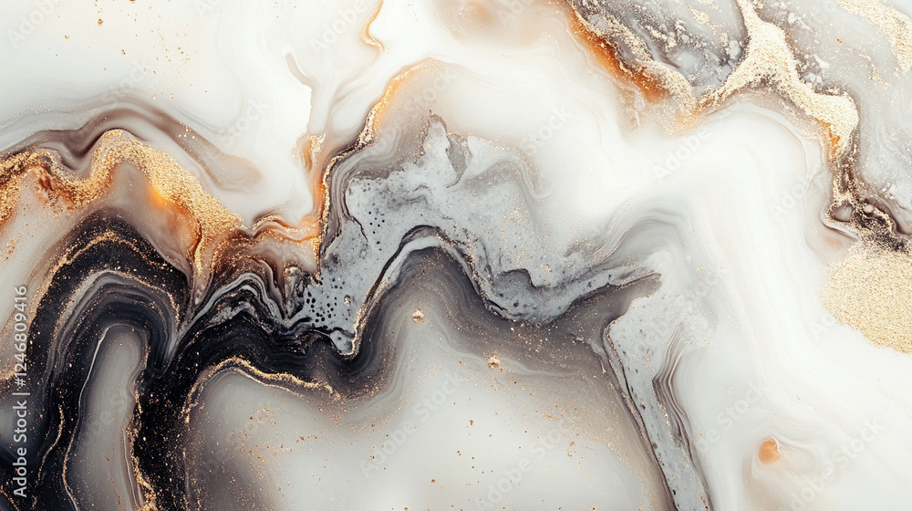 Fototapeta premium Biały ekskluzywny marmur, delikatny wzór, dekoracja płytka generative ai 