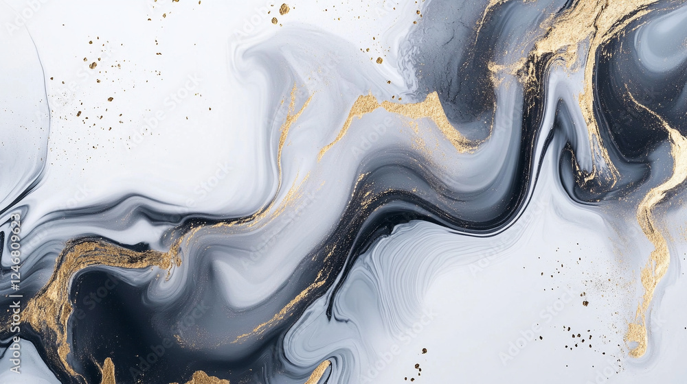 Fototapeta premium Biały ekskluzywny marmur, delikatny wzór, dekoracja płytka generative ai