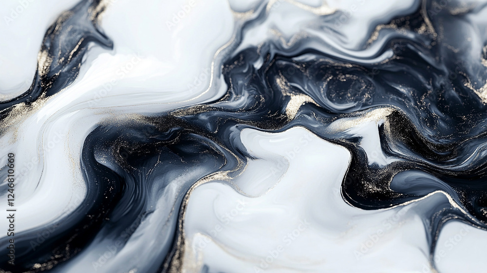 Fototapeta premium Biały ekskluzywny marmur, delikatny wzór, dekoracja płytka generative ai