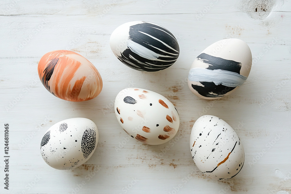 Fototapeta premium Artistic Easter Eggs