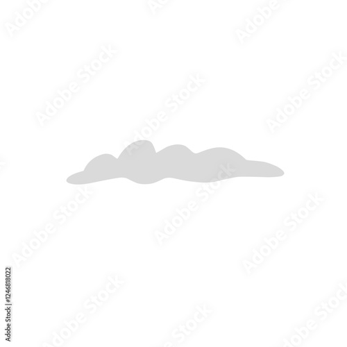 Simple Cloud Illustration