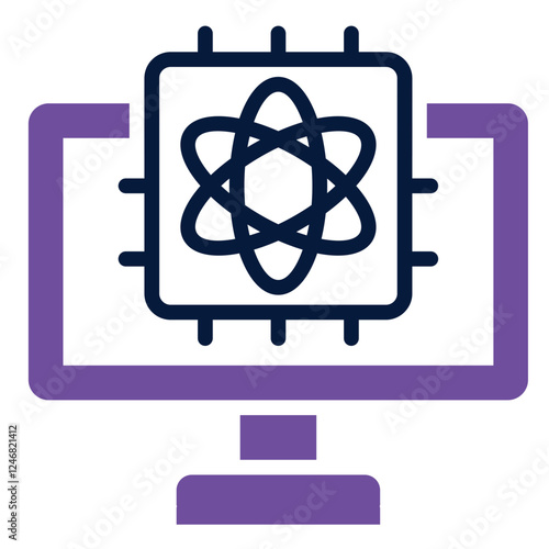 Quantum Computing Icon