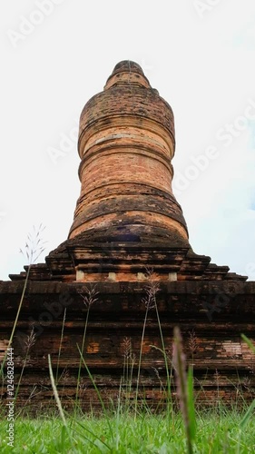 Muara Takus Temple is a Buddhist temple complex, thought to belong to the Srivijaya empire that located in Kampar Regency, Riau, Indonesia. photo