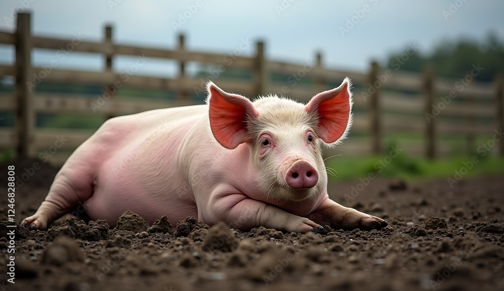 pig livestock outside pig livestock outside